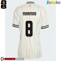 Ženske Nogometnih dresov Japonska Takumi Minamino #8 Gostujoči SP 2026 Kratki rokavi